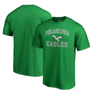 Philadelphia Eagles NFL Pro Line by Fanatics Branded Vintage Victory Arch T-Shirt – Kelly Green