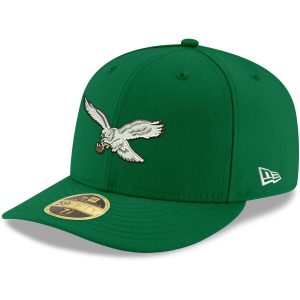 Philadelphia Eagles New Era Omaha Throwback Low Profile 59FIFTY Fitted Hat – Kelly Green