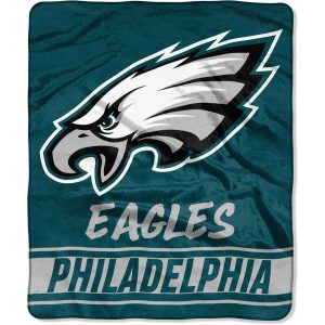 Philadelphia Eagles The Northwest Company 50″ x 60″ Stabilize Raschel Plush Throw Blanket